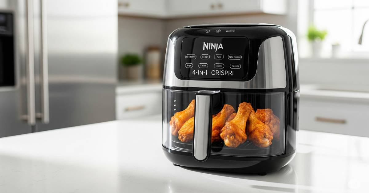 ninja crispi 4-in-1 portable glass air fryer cooking system reviews
