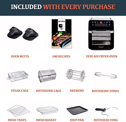 Yedi Houseware Yedi Total Package Air Fryer Oven Xl