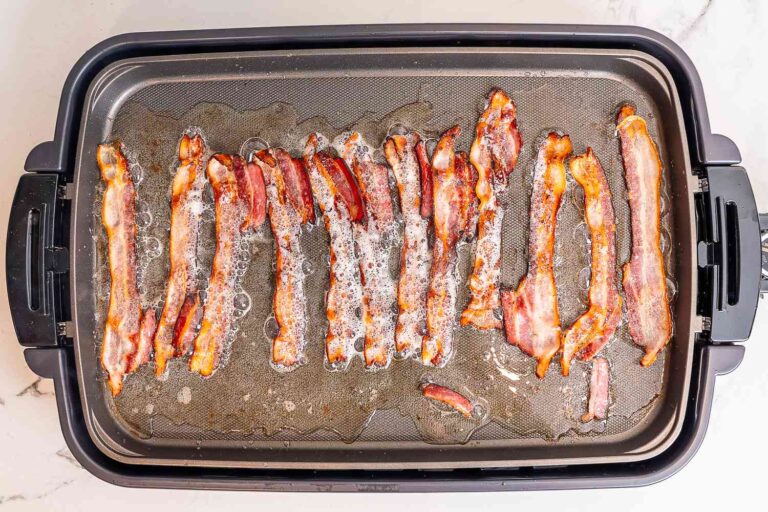 Electric Griddle Bacon Temperature