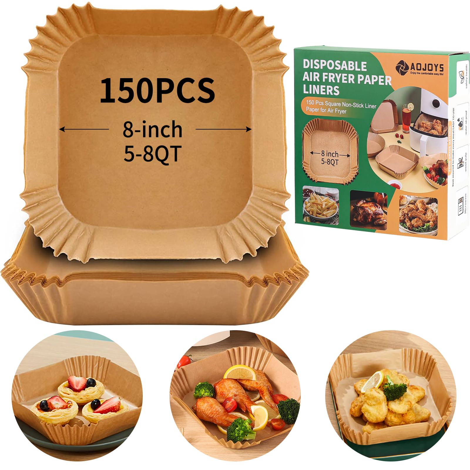 Frequently Asked Questions of How to use disposable air fryer liners