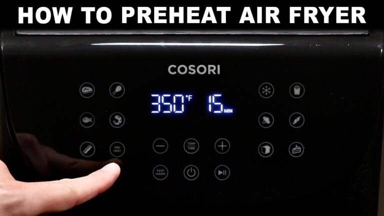 Why Preheat An Air Fryer