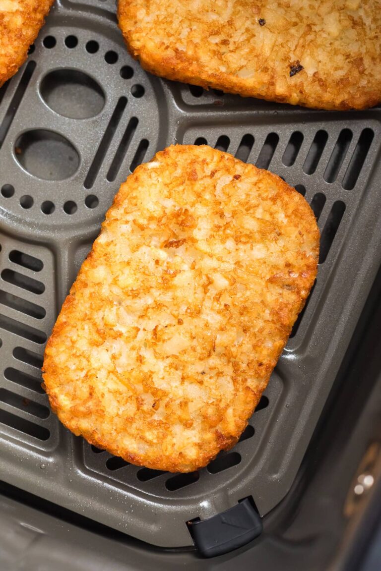 Air Fryer Frozen Hash Brown Patties