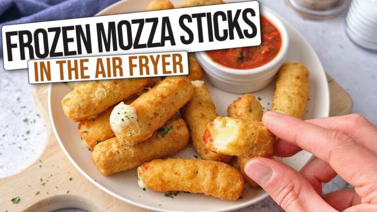 Air Fryer Frozen Mozzarella Sticks Time