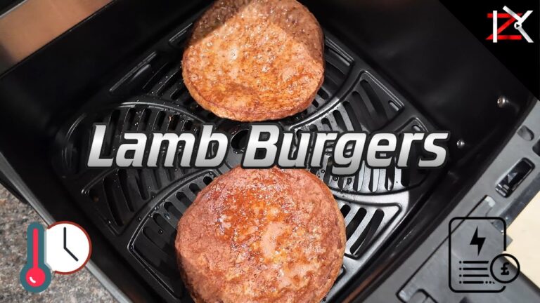 What Temp To Air Fry Frozen Burgers