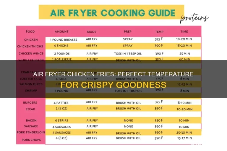 What Temp To Cook Fries In Air Fryer